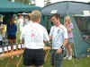 Matt accepting his prize ...